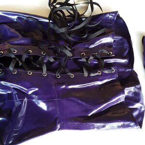 Dark Purple Latex Dress